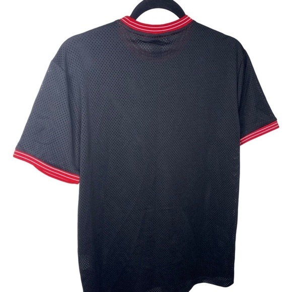 Forever 21 Men Jersey-like shirt - Black/Red/White - XS - Picture 5 of 8